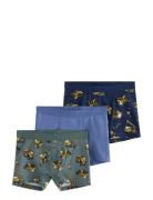 Boxer 3 Pack Work Vehicles Night & Underwear Underwear Underpants Mult...