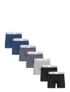Kalle Cotton 7-Pack Boxershorts Multi/patterned Resteröds