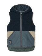 Diana Reversible Vest Foret Vest Blue Liewood