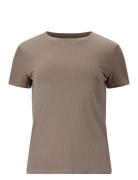 Tinashe W Rib S/S Tee Sport Women Sport Clothing Sports Tops & T-shirt...