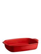 Large Rectangular Oven Dish Home Kitchen Oven Molds Red Emile Henry