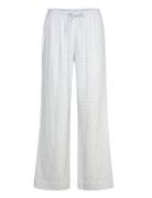 Gingham Gauze Homewear Trousers Pyjamasbukser Hyggebukser Blue Gina Tr...