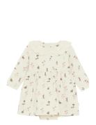 Dress Ls Aop Dresses & Skirts Dresses Baby Dresses Long-sleeved Baby D...