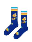 The Beatles Hello Goodbye Sock Lingerie Socks Regular Socks Blue Happy...
