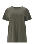 Lizzy W Slub S/S Tee Sport Sport Clothing Sports Tops & T-shirts Sport...