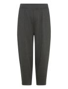 Pannieiw Melange Pant Bottoms Trousers Wide Leg Black InWear
