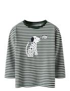 Nmmkian Ls Nreg Top Box Tops T-shirts Long-sleeved T-Skjorte Black Nam...