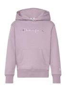 Hooded Sweatshirt Sport Sweatshirts & Hoodies Hoodies Pink Champion