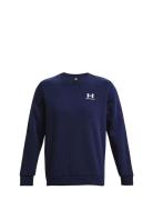 Ua Icon Fleece Crew Sport Sweatshirts & Hoodies Sweatshirts Navy Under...