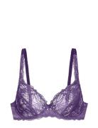 Angie Non Padded Wired Bra Lingerie Bras & Tops Wired Bras Purple Dori...