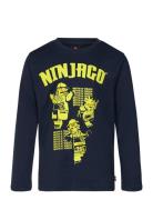 Lwtaffy 606 - T-Shirt L/S Tops T-shirts Long-sleeved T-Skjorte Navy LE...