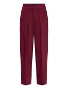 Zellaiw Barrel Pant Bottoms Trousers Suitpants Burgundy InWear