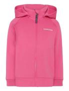 Siljan Kids Fz Tops Sweatshirts & Hoodies Hoodies Pink Didriksons