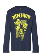 Lwtaffy 606 - T-Shirt L/S Tops T-shirts Long-sleeved T-Skjorte Navy LE...