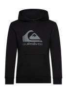 Comp Logo Hoodie Youth Tops Sweatshirts & Hoodies Hoodies Black Quiksi...
