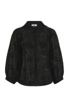 Kbbrynja Frosty Blouse Tops Blouses Short-sleeved Black Karen By Simon...