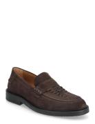 Loafer Shoes Flat Loafers Brown ANGULUS