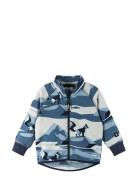 Fleece Sweater, Ornament Outerwear Fleece Outerwear Fleece Jackets Blu...
