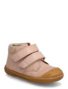 Booties - Flat - With Velcro Boots Støvler Pink ANGULUS
