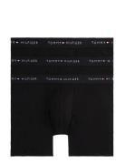 3P Boxer Brief Wb Boxershorts Black Tommy Hilfiger