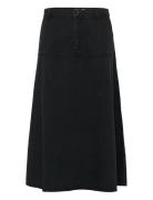 Saramariepw Sk Skirts Knee-length & Midi Skirts Black Part Two