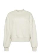 A- Logo Emb French Terry Crewnec Tops Sweatshirts & Hoodies Sweatshirt...