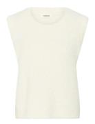 Slamaris Vest Vests Knitted Vests White Soaked In Luxury
