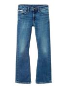 Mr Flare Dark Blue Cf Bottoms Jeans Regular Jeans Blue Calvin Klein