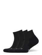 Core Run Sock Mid 2P Sport Sport Clothing Sport Socks Black On