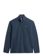 Polar Fleece Half Zip Tops Sweatshirts & Hoodies Sweatshirts Navy Supe...