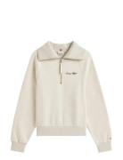 Classic Script Fleece Half-Zip Tops Sweatshirts & Hoodies Sweatshirts ...