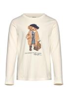 Polo Bear Cotton Jersey Long-Sleeve Tee Tops T-shirts Long-sleeved T-S...