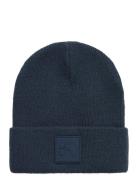 Nmnmalik Knit Beanie Badge1 Accessories Headwear Hats Beanie Navy Name...