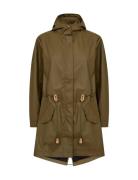 Sc-Alexa Outerwear Rainwear Rain Coats Khaki Green Soyaconcept