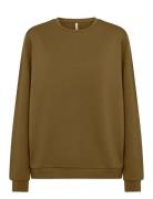 Sc-Banu Tops Sweatshirts & Hoodies Sweatshirts Brown Soyaconcept