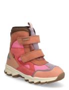 Bisgaard Edon Tex Vinterstøvler Med Burrebånd Pink Bisgaard
