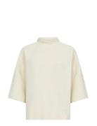 Sc-Banu Tops T-shirts & Tops Short-sleeved Cream Soyaconcept