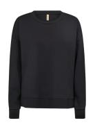 Sc-Banu Tops Sweatshirts & Hoodies Sweatshirts Black Soyaconcept