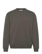 Ls Eu 350Terry Monogram Cn Swtsh Tops Sweatshirts & Hoodies Sweatshirt...