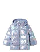 Nmfmolina Puffer Jacket Shiny Foret Jakke Purple Name It