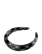 Tartan Head Black Accessories Headwear Headbands Multi/patterned Pipol...