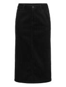 Kckirstin Skirt Skirts Knee-length & Midi Skirts Black Kaffe Curve