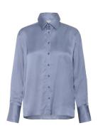 Paulineiw Shirt Tops Shirts Long-sleeved Blue InWear