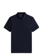 Performance Pique Zip Polo Tops Polos Short-sleeved Navy Tommy Hilfige...