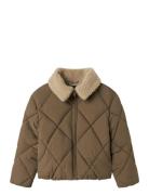 Nkfmelbourne Puffer Jacket2 Foret Jakke Brown Name It