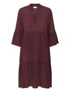 Kamarianah Amber Dress Knælang Kjole Burgundy Kaffe