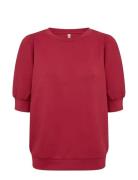 Sc-Banu Tops Sweatshirts & Hoodies Sweatshirts Red Soyaconcept