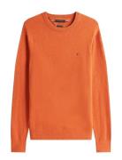 Pima Org Ctn Cashmere Crew Neck Tops Knitwear Round Necks Orange Tommy...