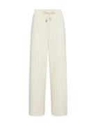 Sc-Siri Bottoms Trousers Straight Leg Cream Soyaconcept