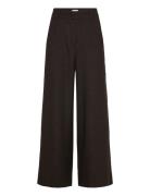 Laurafv Bottoms Trousers Wide Leg Brown FIVEUNITS